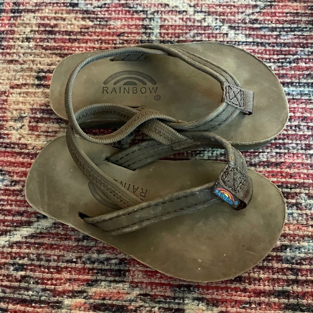 rainbow sandal toddler 5-6